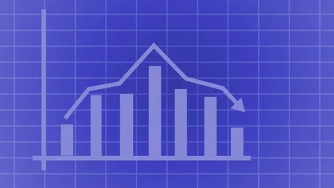 Business Growth Bar Chart Animation with Rising Revenue and Financial Succe.. Stockbeeldmateriaal 337010880