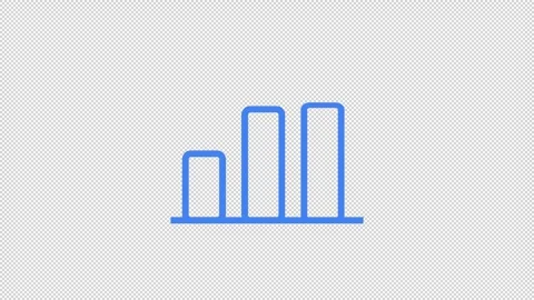 Business Growth Chart Animation with Data Analytics and Financial Stats 스톡 동영상 332675642