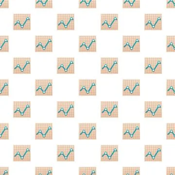 Business growth chart pattern financial analytics background Stock Illustration