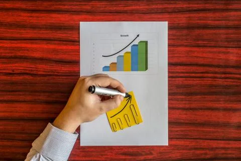 Business growth concept Stock Photos