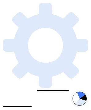 Business growth, data processing, analytics, process optimization, technology 스톡 일러스트