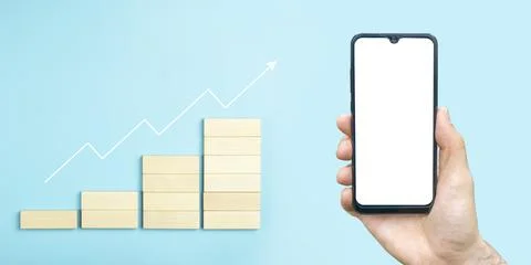 Business growth, development plan concept and business analytics background Stock Photos