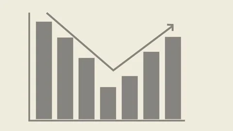 Business Growth Graph Animation Featuring a Bar Chart Depicting Consistent .. Stock Footage 317643769