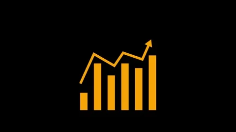Business growth graph chart animation Video stock 260820102