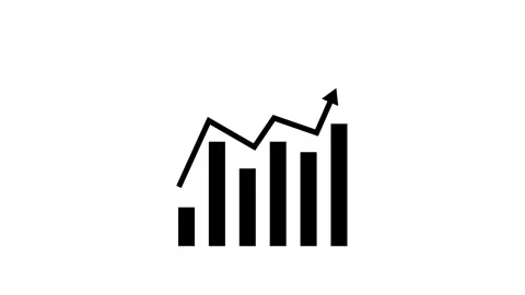 Business growth graph chart animation Video stock 260820103