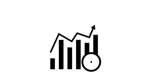 Business growth graph chart animation Video stock 260820106