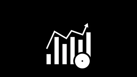 Business growth graph chart animation Video stock 260820108