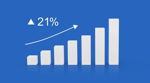 Business growth graph Stock Footage 61841203