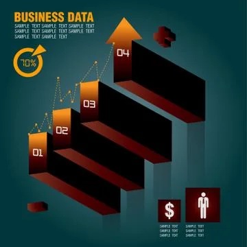 Business growth Ilustración de archivo