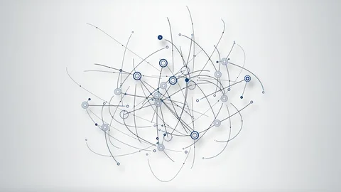 Business Growth Network Concept with Digital Data Stock Footage 112711050