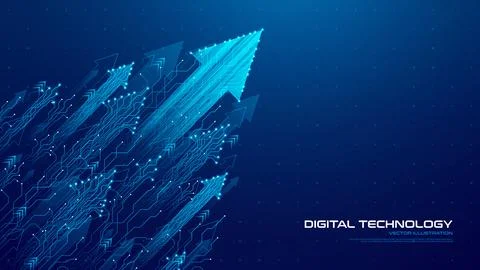 Business growth or tech development concept Stock Illustration
