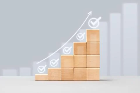 Business growth process Stock Illustration