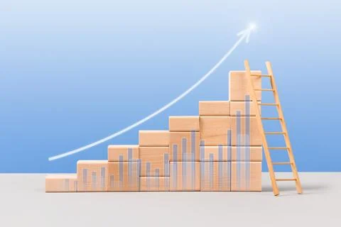 Business growth process Stock Photos