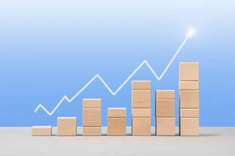 Business growth process Stock Photos