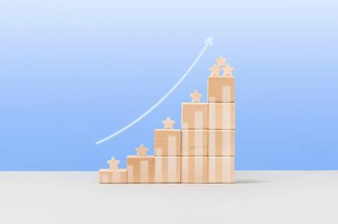 Business growth process Stock Photos