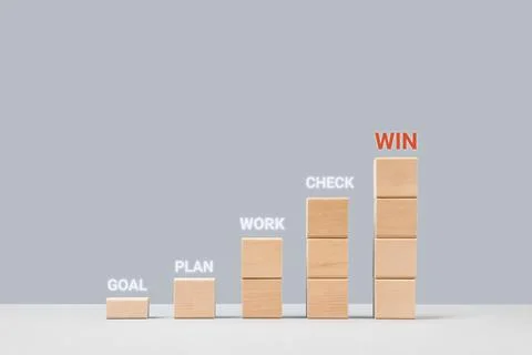 Business growth process 스톡 사진