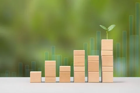 Business growth process Foto stock