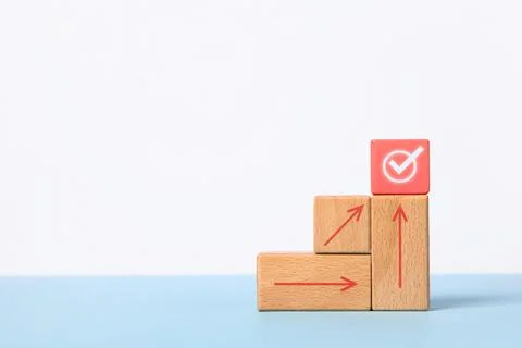 Business growth process 스톡 사진