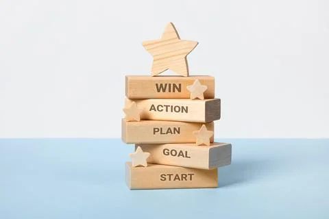 Business growth process Stock Photos