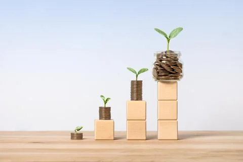 Business growth process Stock Photos