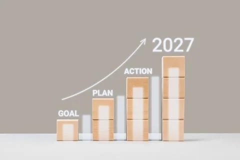 Business growth process 스톡 사진