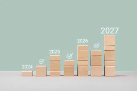 Business growth process 스톡 사진