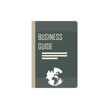Business guide vector illustration in flat design Stock Illustration