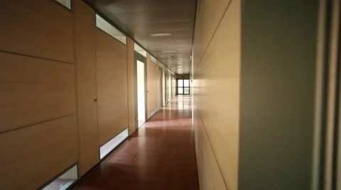 Business Hallway Stock Footage 40750072