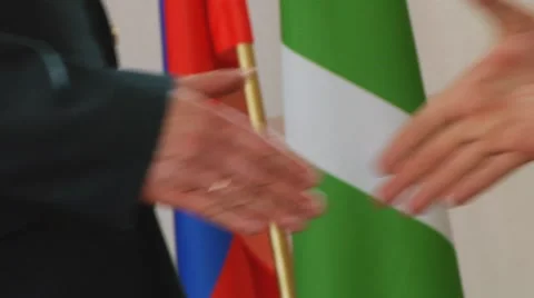 Business. Hand shake Stock Footage 7730705