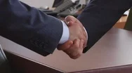 Business. Hand Shake Stock Footage