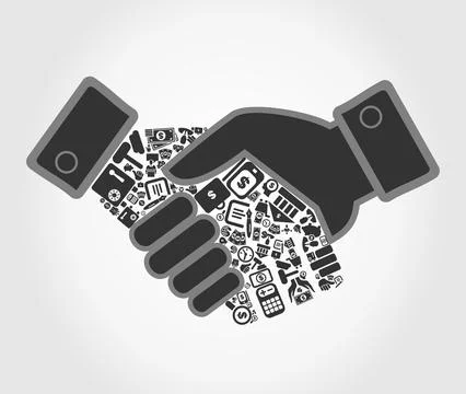 Business hand shake Stock Photos