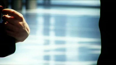 Business handshake on a deal Stock Footage