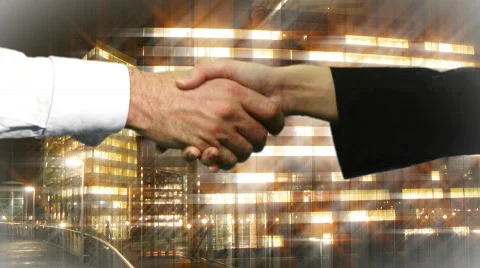Business Handshake Stock Footage 307446