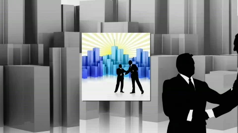 Business handshake Stock Footage 841109