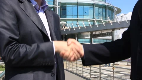 Business handshake Stock Footage