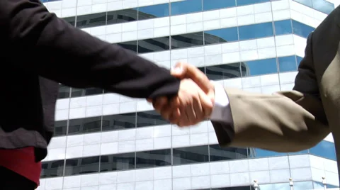 Business handshake Stock Footage