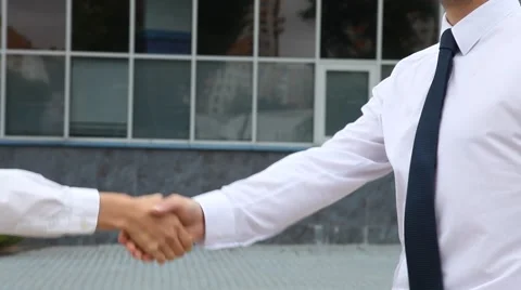 Business handshake Video stock 54293286