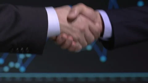 Business Handshake Stock Footage 210565449