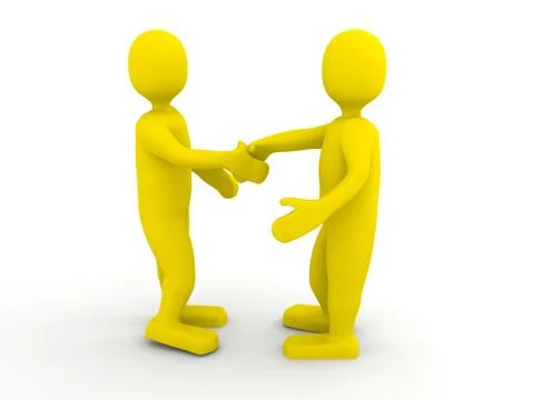 Business handshake Stock Illustration