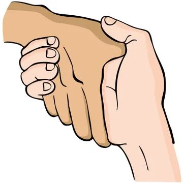 Business handshake Stock Illustration