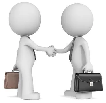 Business handshake. Stock Illustration