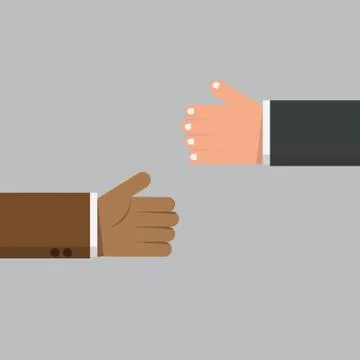Business handshake Stock Illustration
