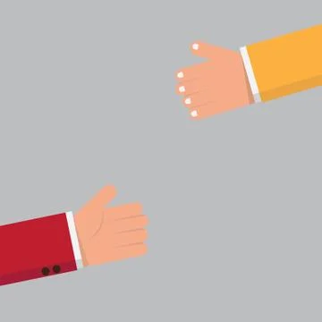 Business handshake Stock Illustration