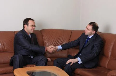 Business handshake. Stock Photos