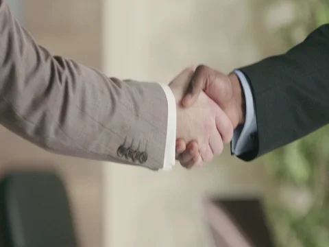 Business handshake. Two men. Stock Footage 74154253