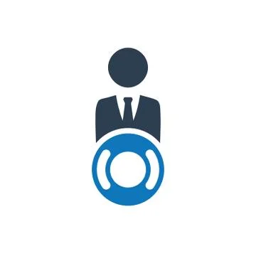 Business Help Icon Stock Illustration