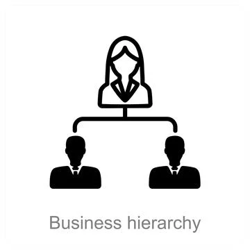 Business hierarchy Stock Illustration