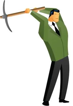 Business hunt Stock-Illustration
