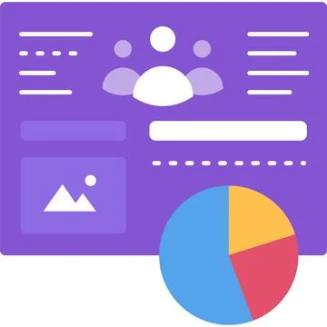 Business icon digital data vector analysis concept Stock Illustration