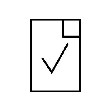 Business icon document Illustrazione stock